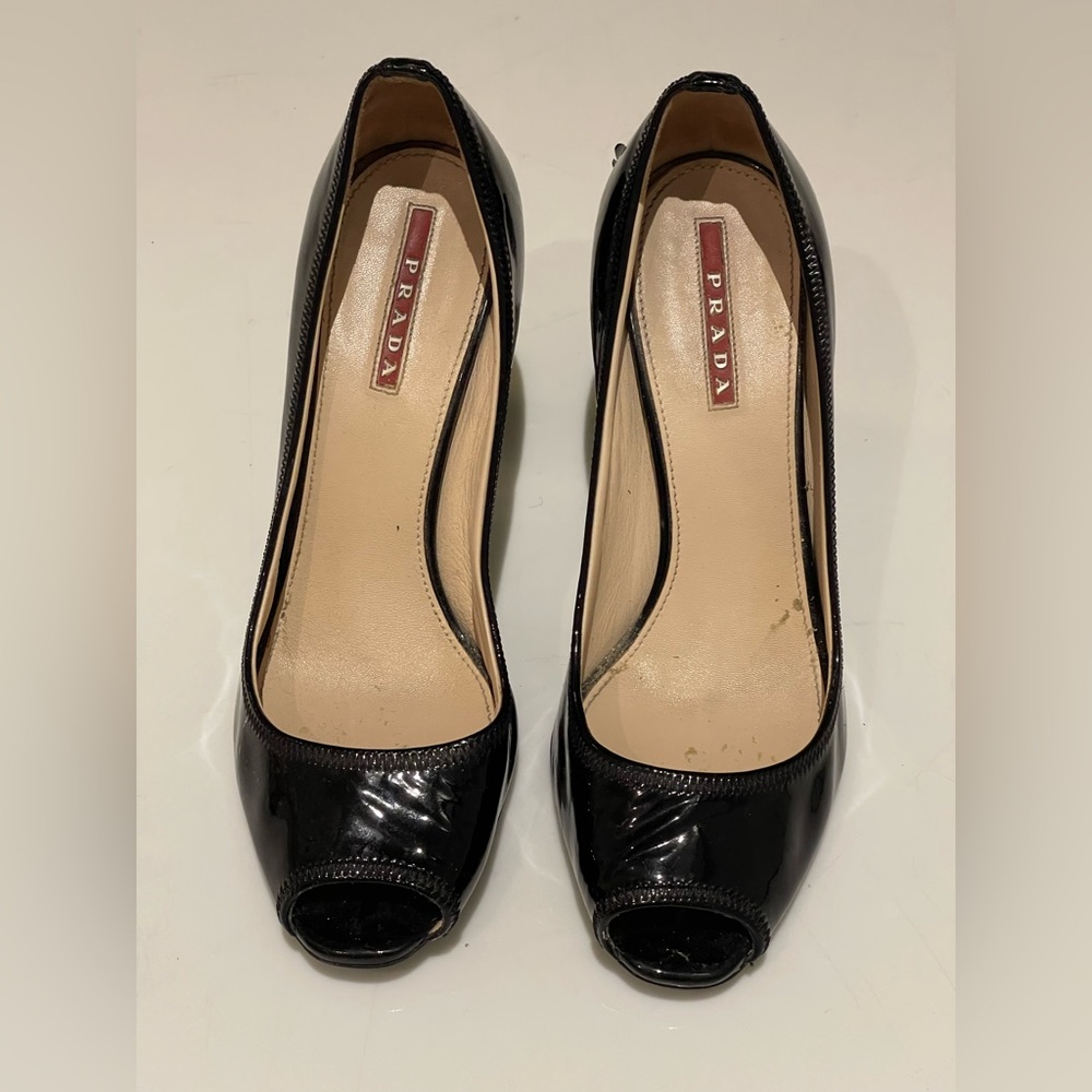 Classic Prada Black Heels